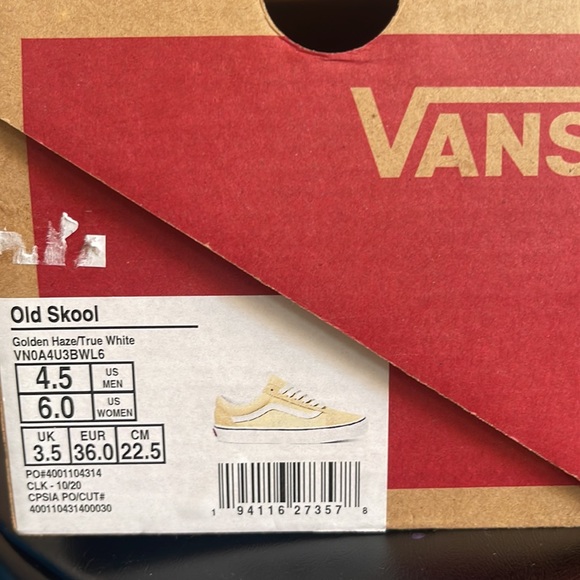 Van old skool Golden Haze/True white - Picture 2 of 2